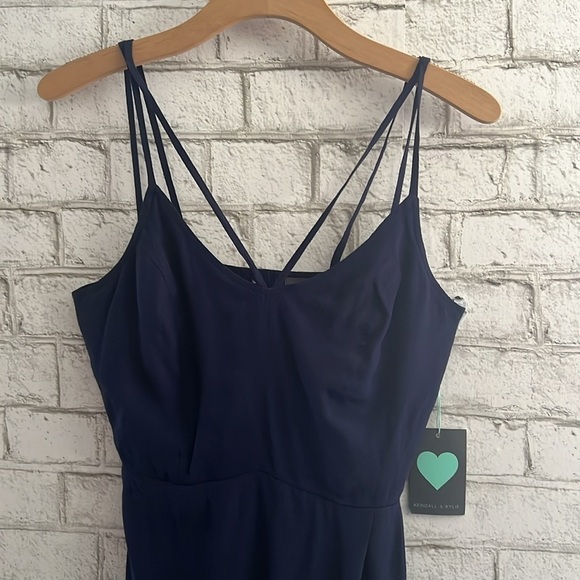 NEW!!! Kendall & Kylie Navy mini dress Size Juniors Medium - Picture 4 of 10